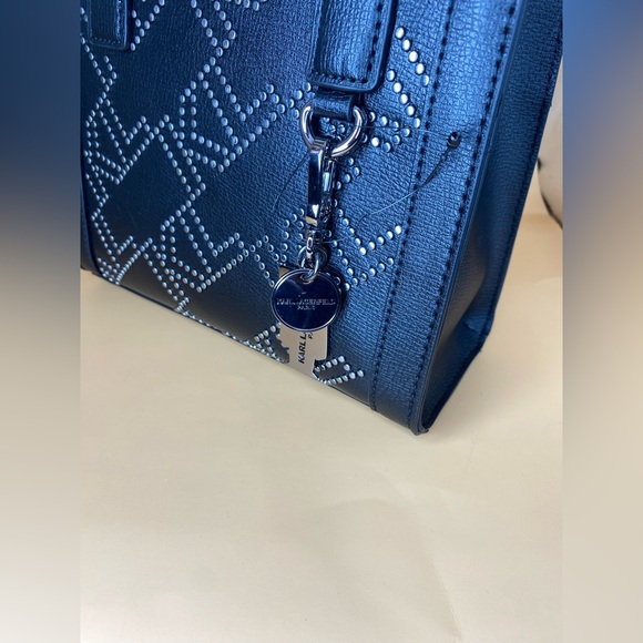 Karl Lagerfeld Paris Studded Small tote/ Crossbody - Picture 7 of 15